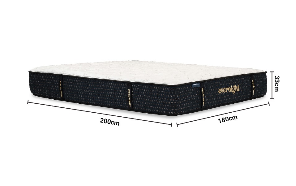 Evernight Copper Cloud 6′ Super King Mattress dimensions