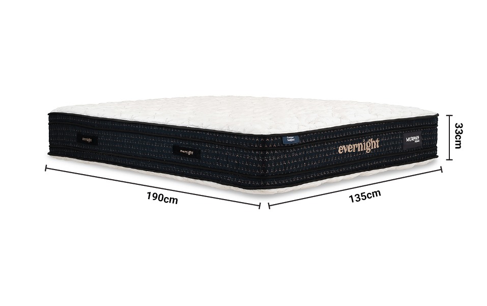 Evernight Copper Support 4'6' Double Mattress dimensions