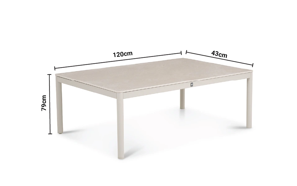 Forio Large Coffee Table dimensions