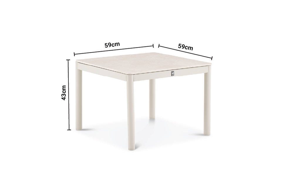 Forio Small Coffee Table dimensions