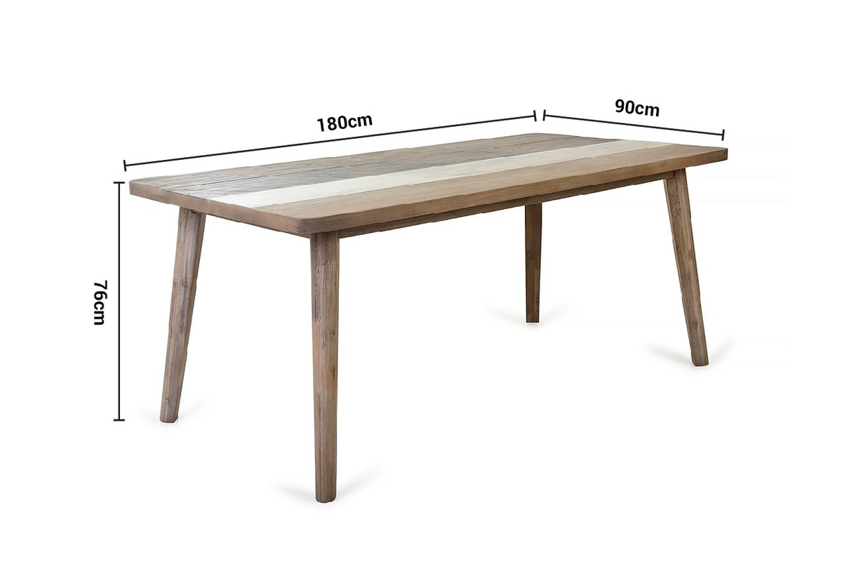 Havana Dining Table 1.8m dimensions