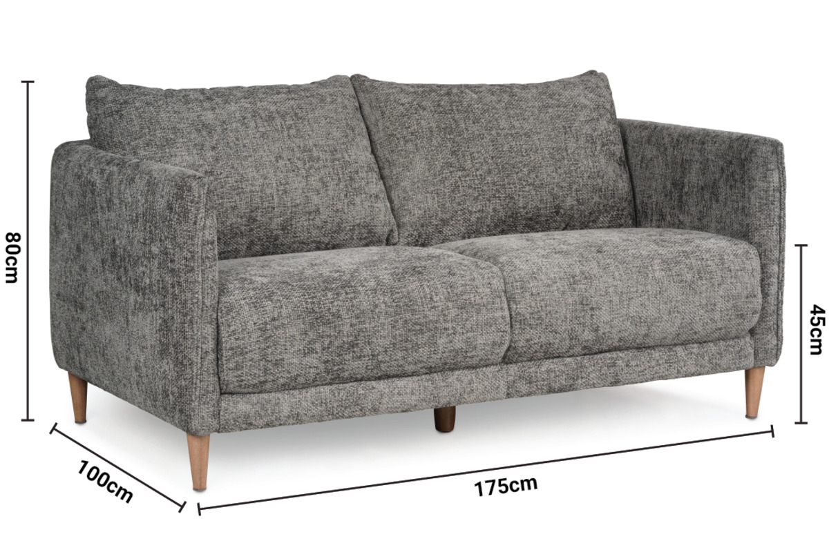 Isabella Fabric 2 Seater Sofa - Custom dimensions