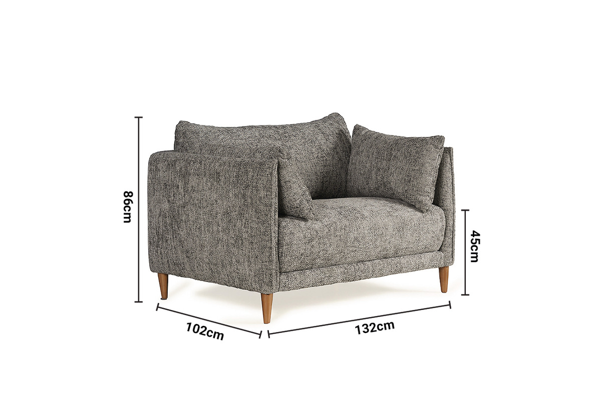 Isabella Cuddler Armchair - Custom dimensions