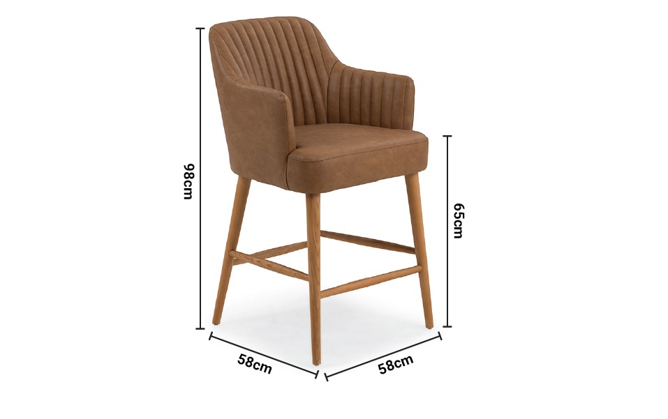 Jane Brown Counter Stool dimensions