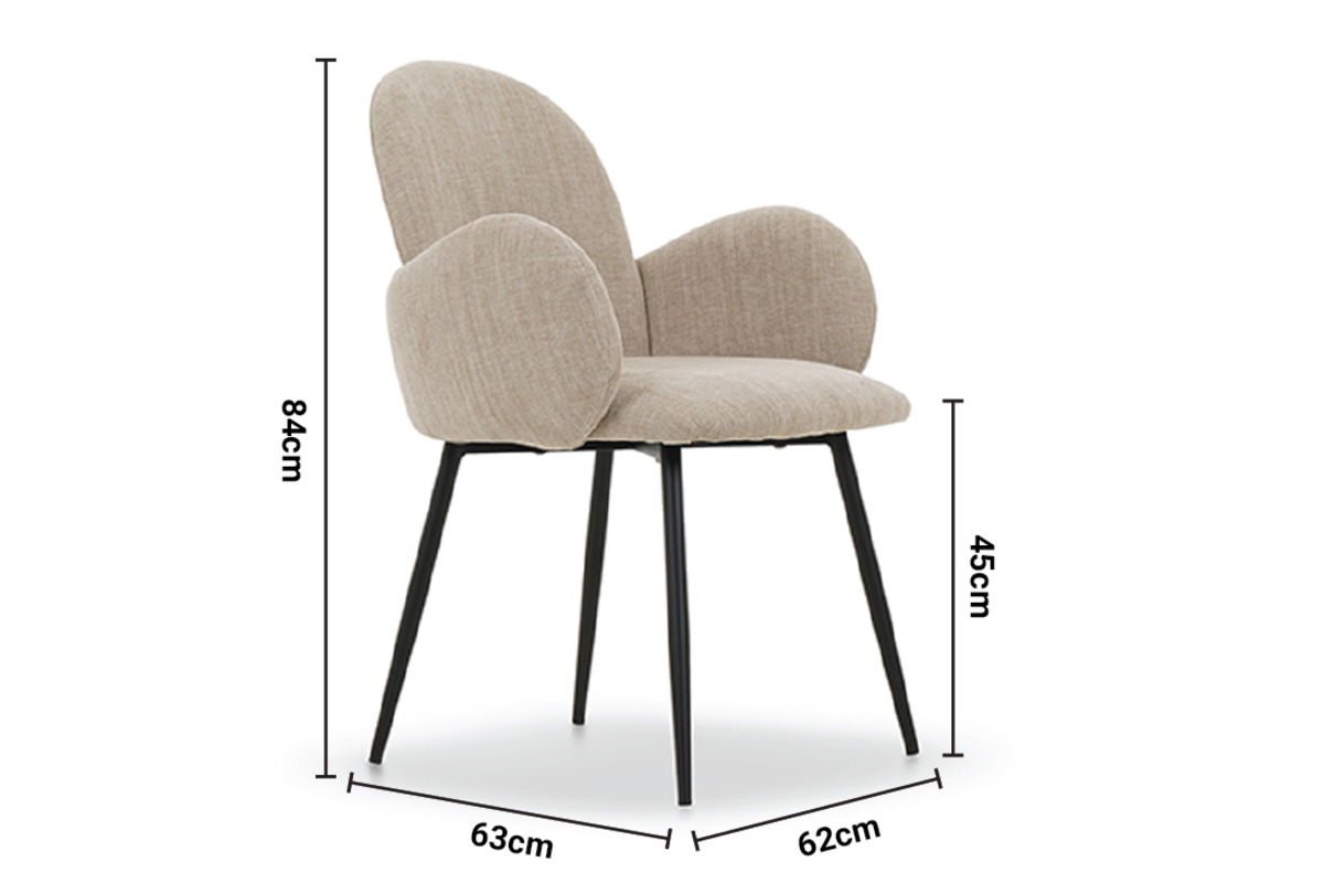 Jazz Dining Chair dimensions