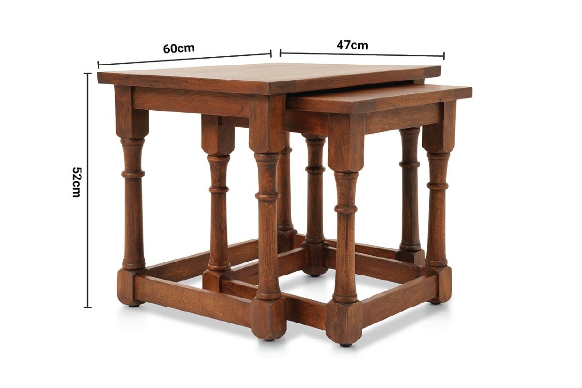 Jensen Nest of Tables dimensions