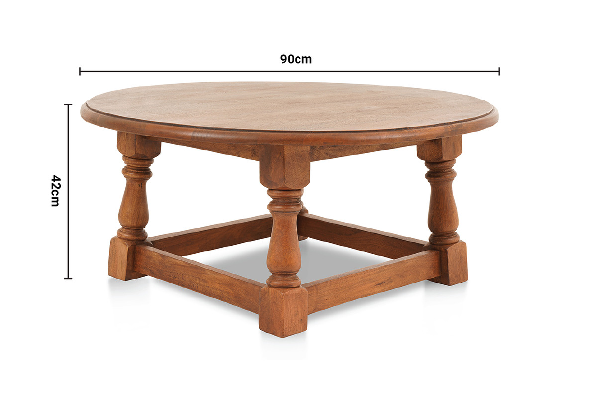 Jessie Round Coffee Table dimensions