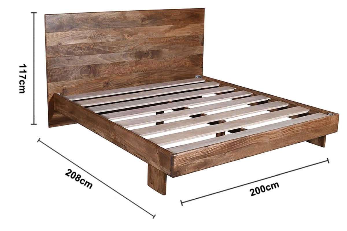 Karma Super King 6' Bed Frame dimensions