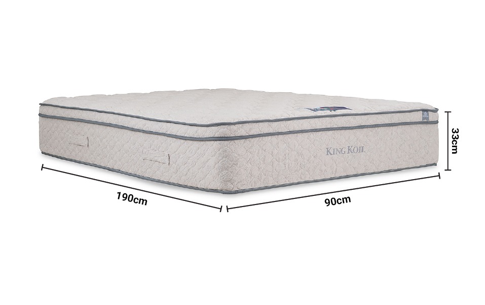 King Koil Spinal Tranquility Single 3' Mattress dimensions
