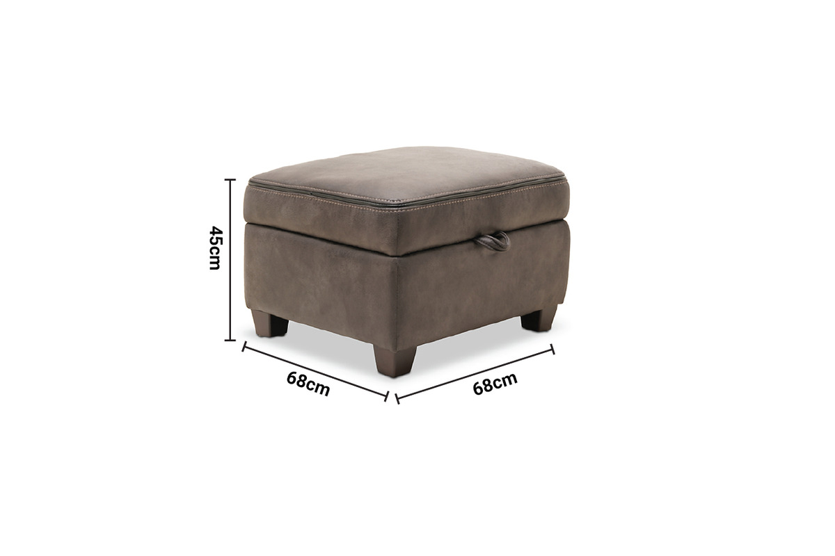 Lansdowne Storage Footstool dimensions