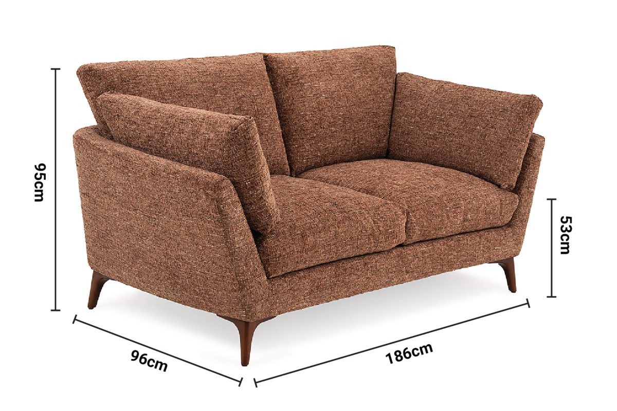 Laurent 2 Seater Sofa dimensions