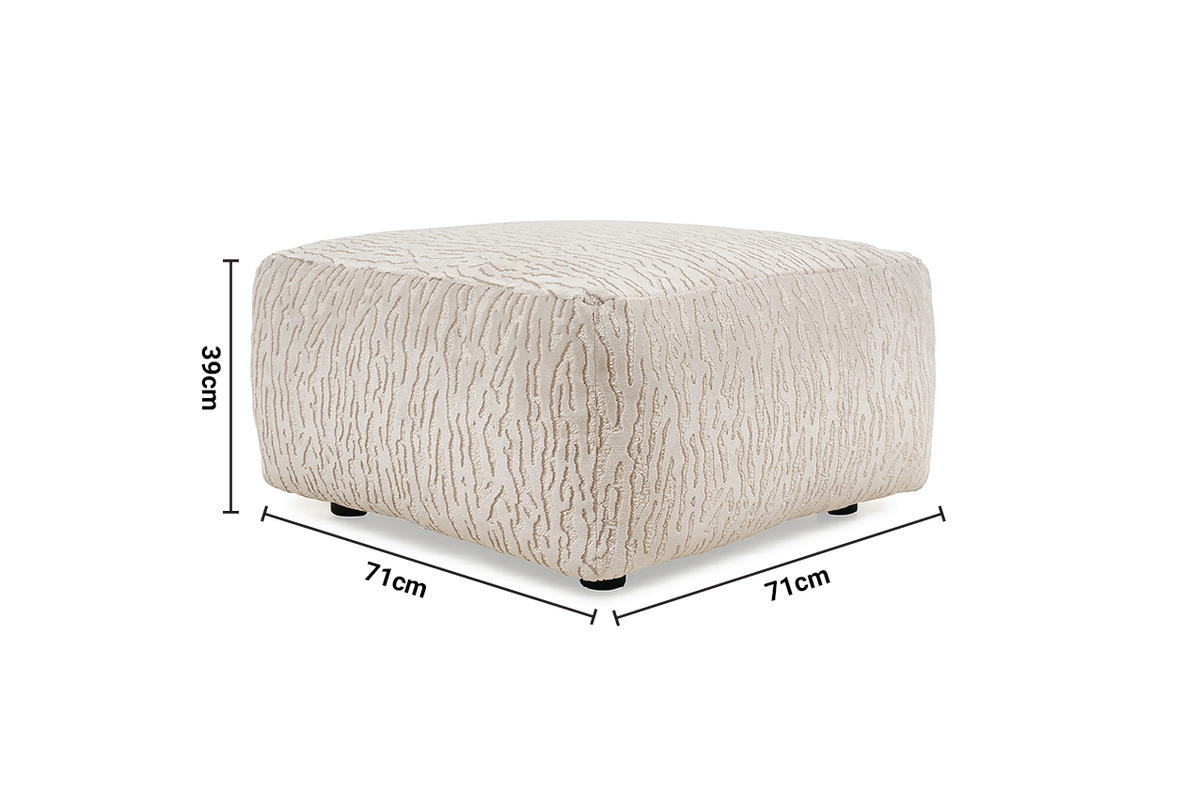Layla Footstool dimensions