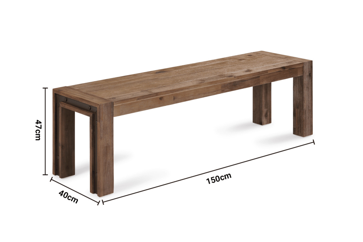 Lex Brown Bench dimensions