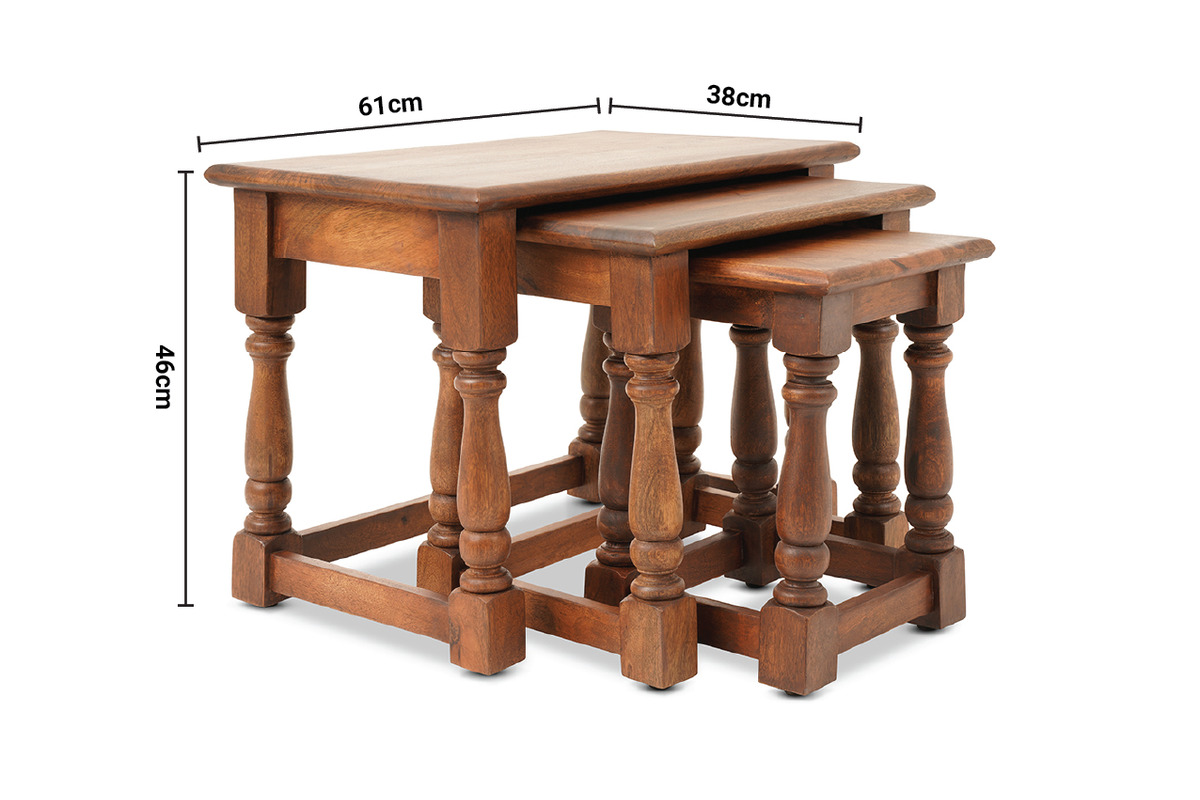 Noah Nest of Tables dimensions