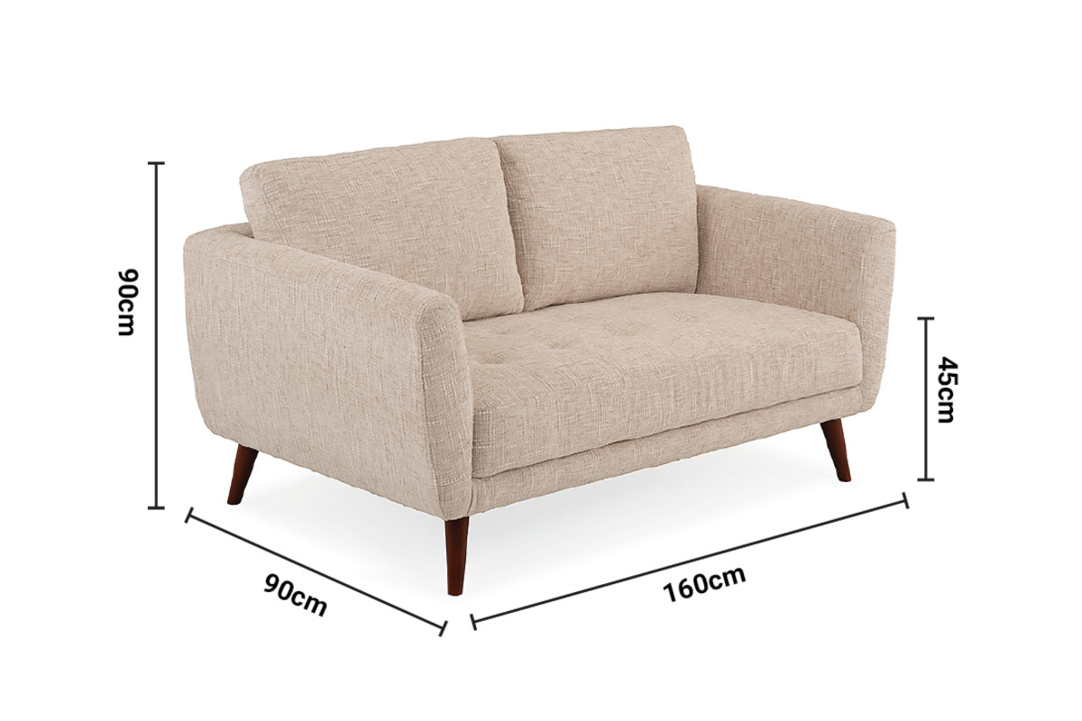 Pierce 2 Seater Sofa dimensions