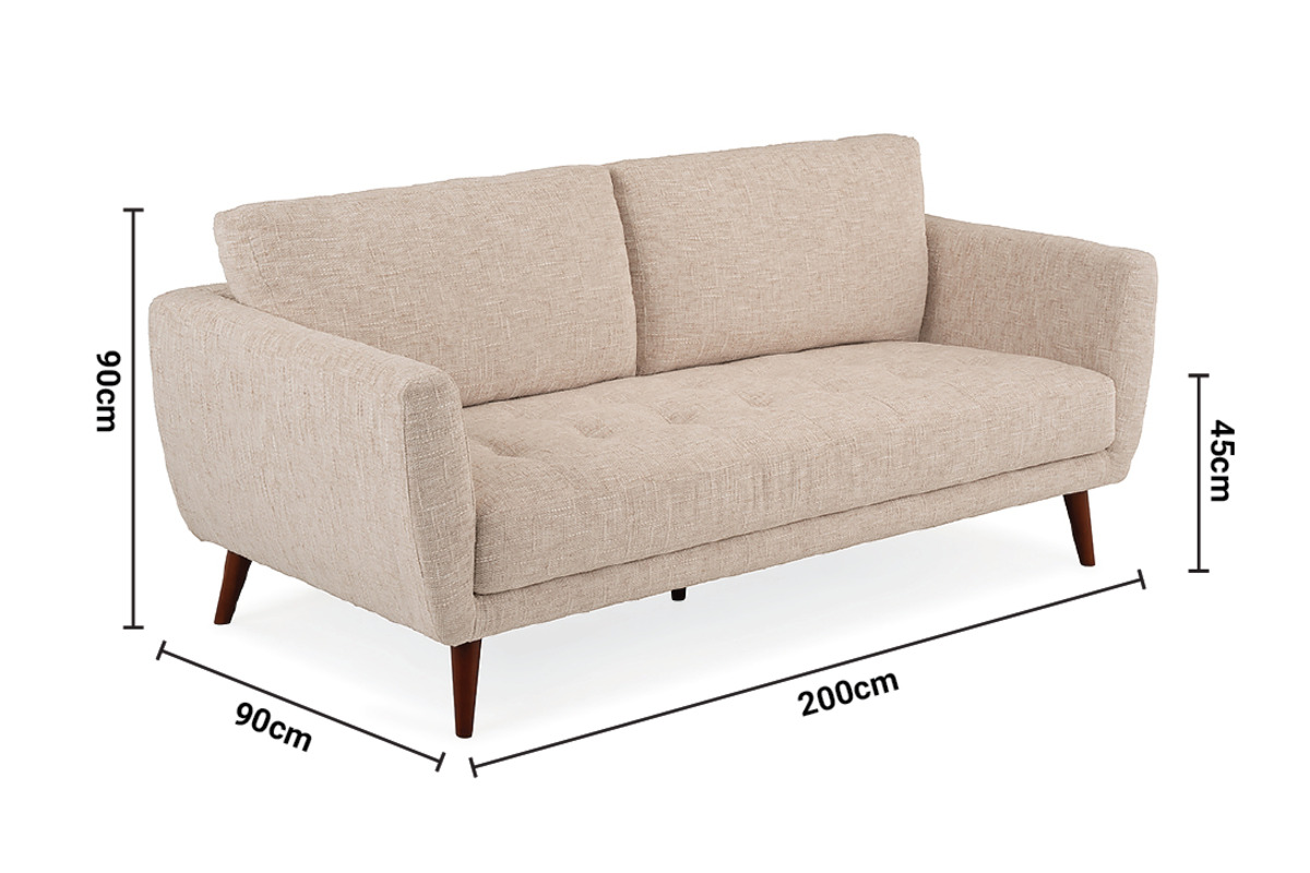 Pierce 3 Seater Sofa dimensions