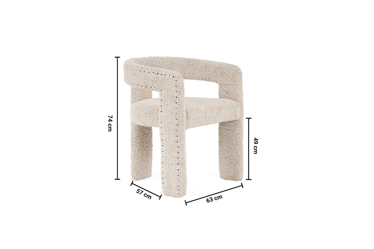 Rua Moroccan Armchair dimensions