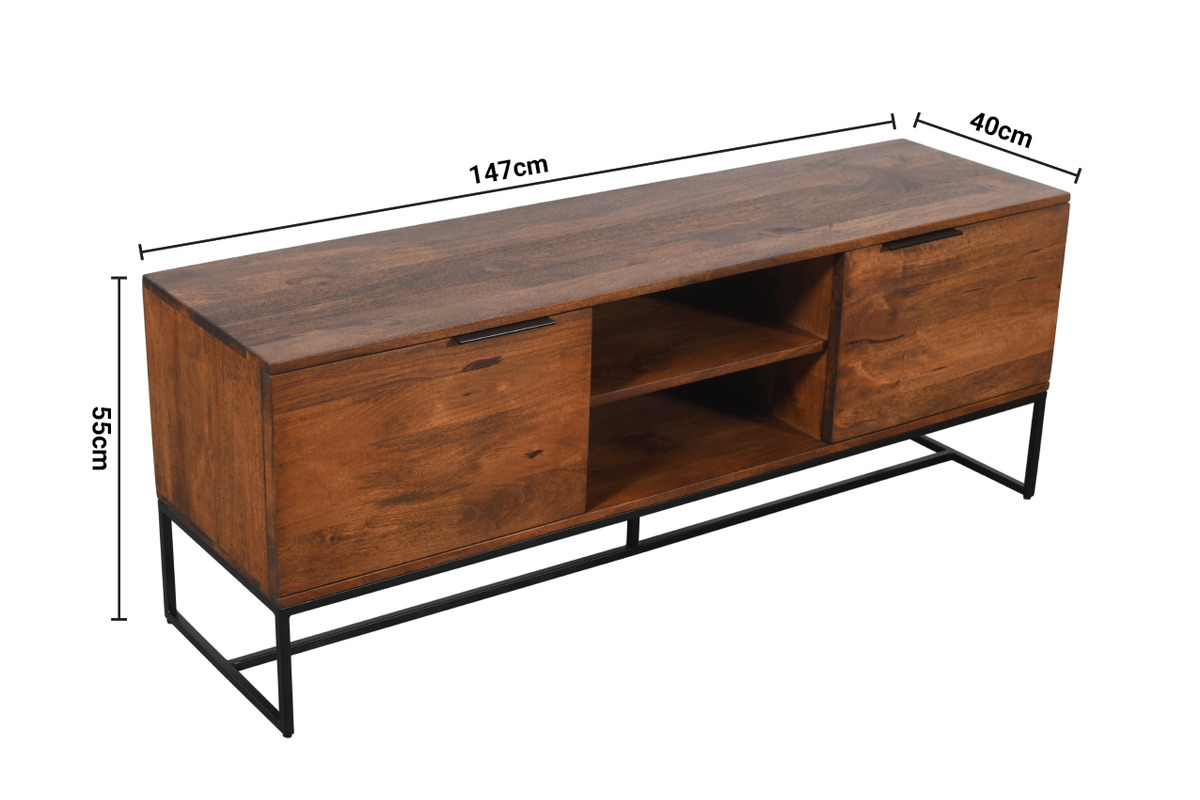 Sacha 2 Door TV Stand dimensions