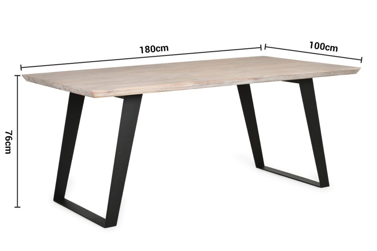 Senzia Dining Table 1.8m dimensions