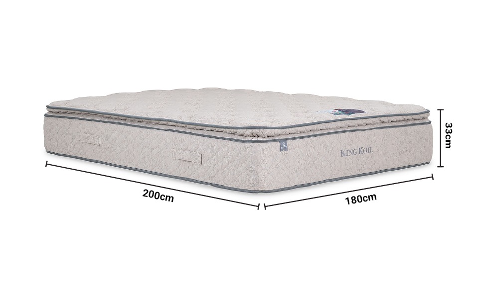 King Koil Spinal Revive Super King 6' Mattress dimensions