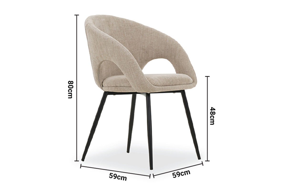 Verona Dining Chair dimensions