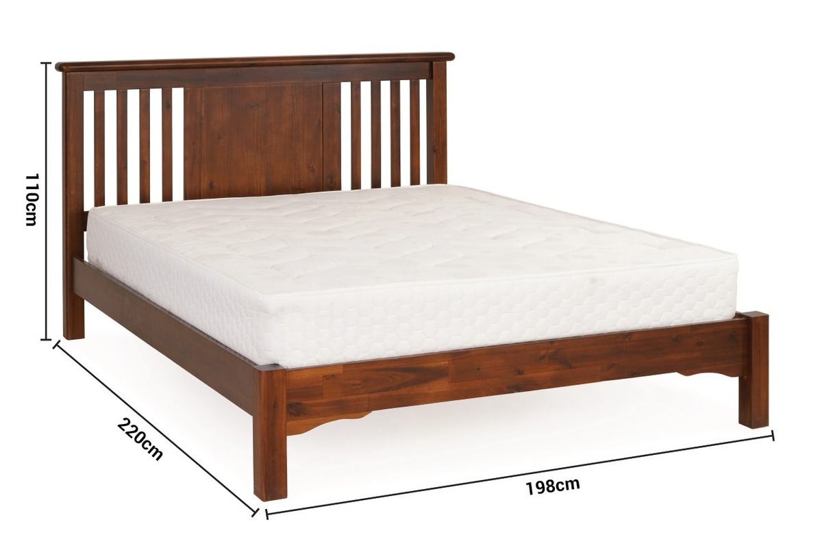 Westport Walnut Super King 6' Bed Frame dimensions