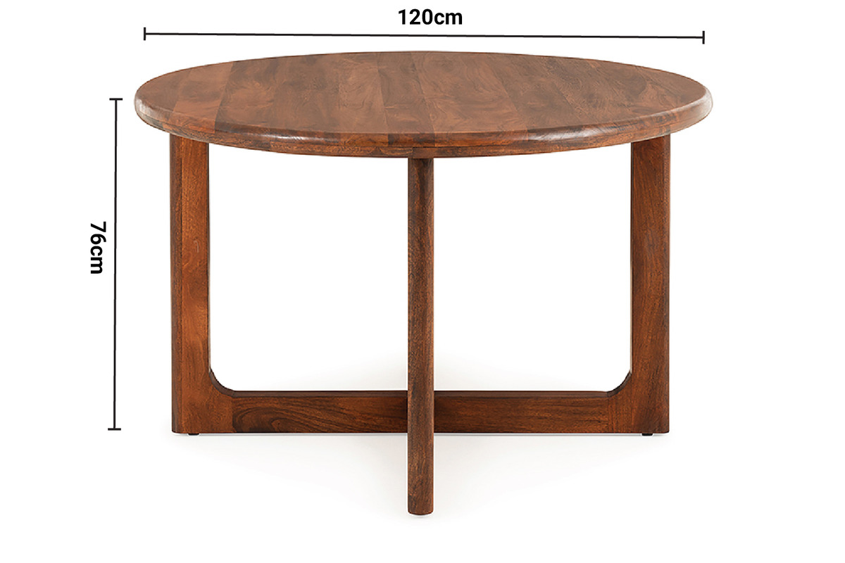 Wren Round Dining Table dimensions